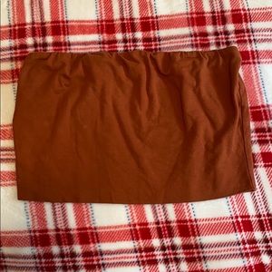 Charlotte Russe Medium red-orange tube top